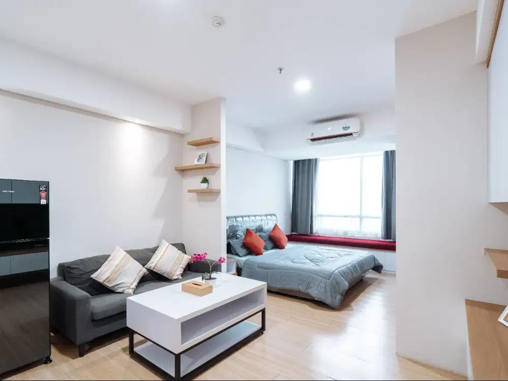 Sewa Apartemen Skandinavia Lt 22 Full Furnished Tipe Studio 45m2