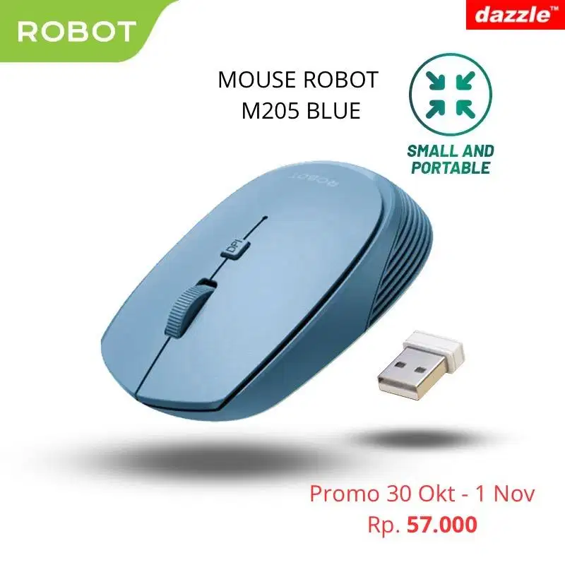Mouse Robot M205 Blue
