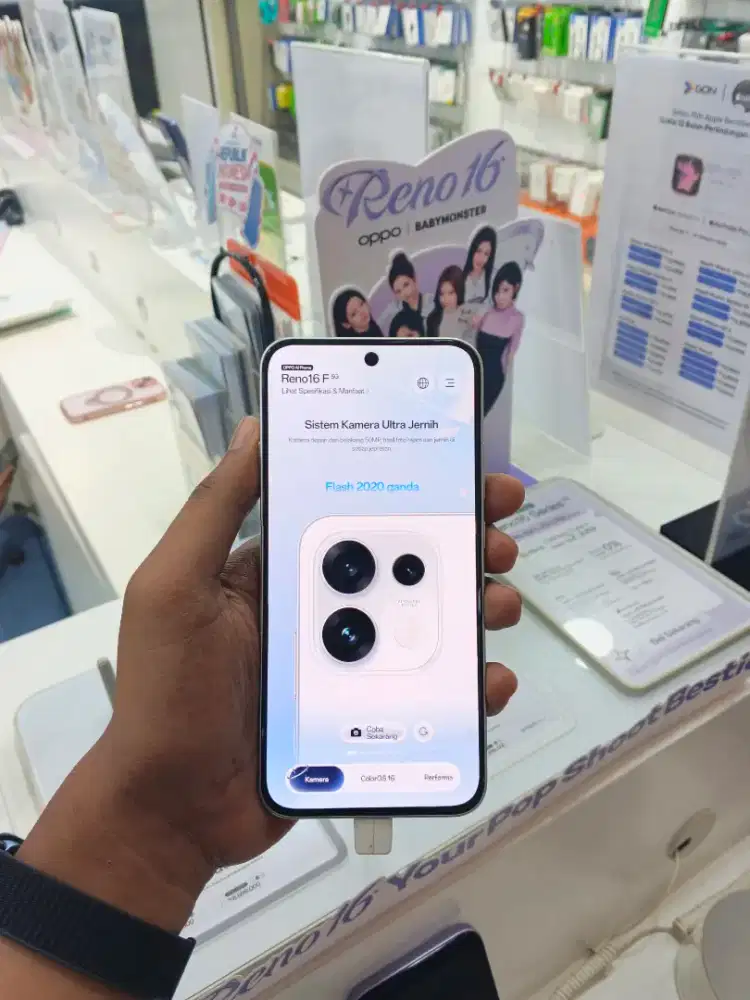 OPPO RENO16F 5G, CICILAN TANPA DP CUKUP KTP