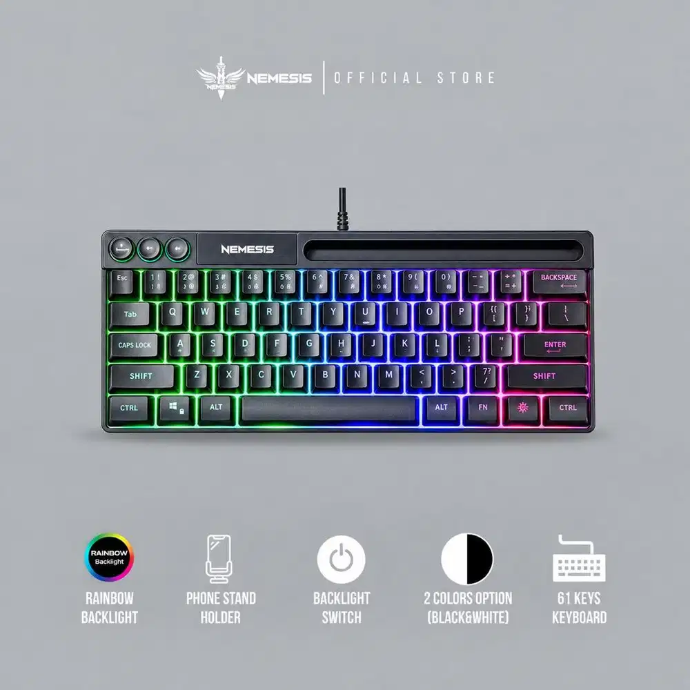 Keyboard NYK K06 ERIS TKL black