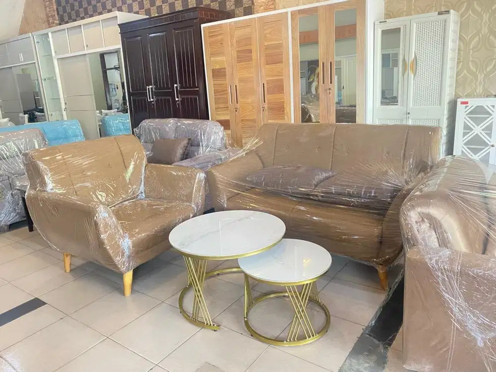 Set sofa meja marmer