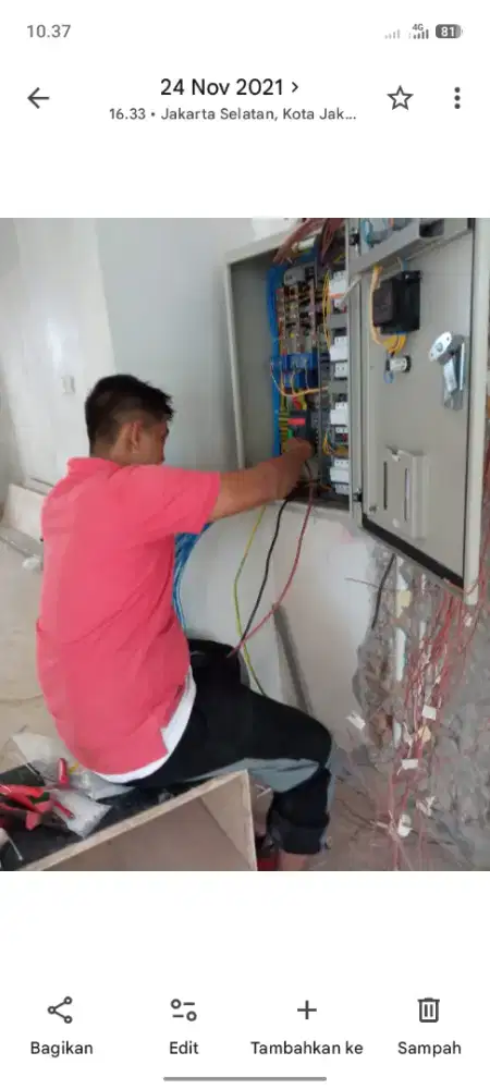 Tukang listrik terdekat