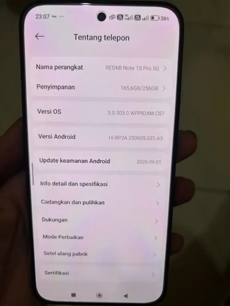 Redmi Note 15 Pro 5g 8/256 Lengkap original