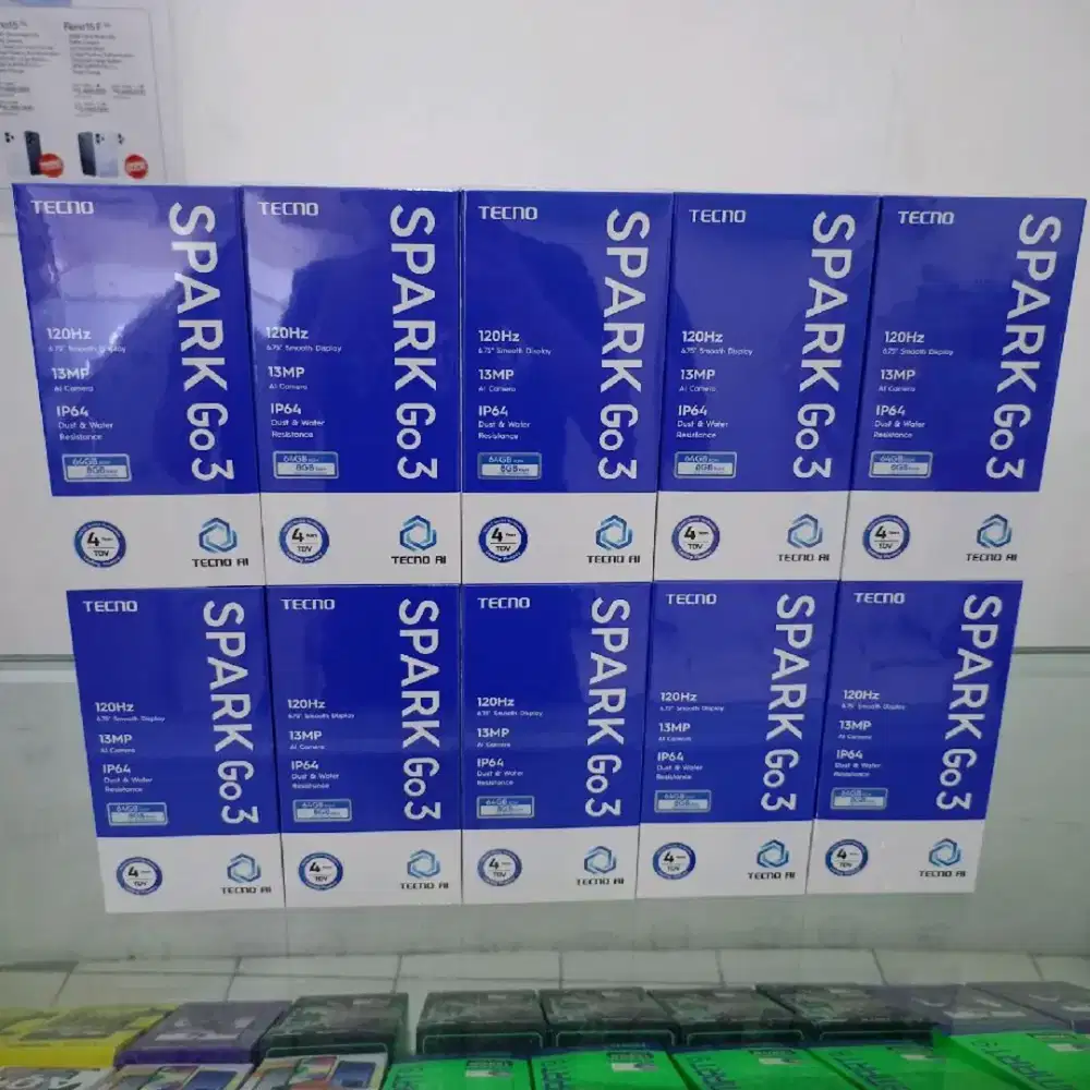 Tecno Spark Go 3 4/64GB Garansi Resmi