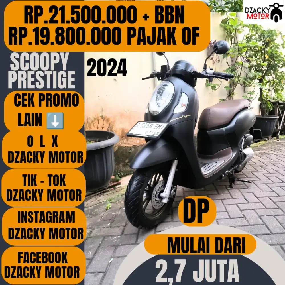 SCOOPY PRESTIGE 2024 SECOND LIKE' NEW
