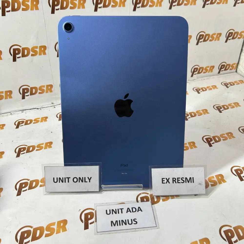 IPAD GEN 10 UNIT ONLY 2024 BLUE 64GB EX IBOX (MINUS BACA DESKRIPSI)