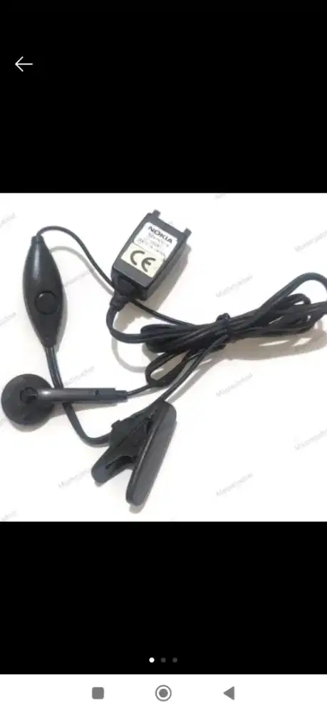 Headset/handsfree earphone Nokia HDC-9  Original for N5110 N6110 jadul
