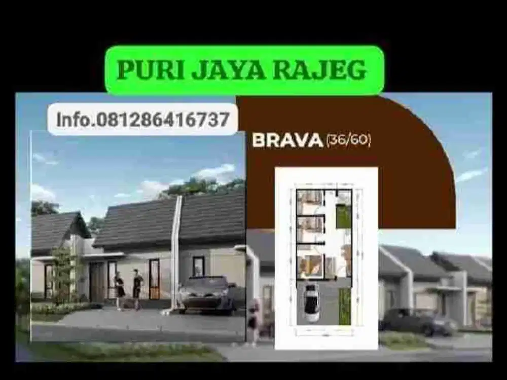 Perumahan PURI JAYA RAJEG 1Lantai 300jutaan dapatkan diskon harga
