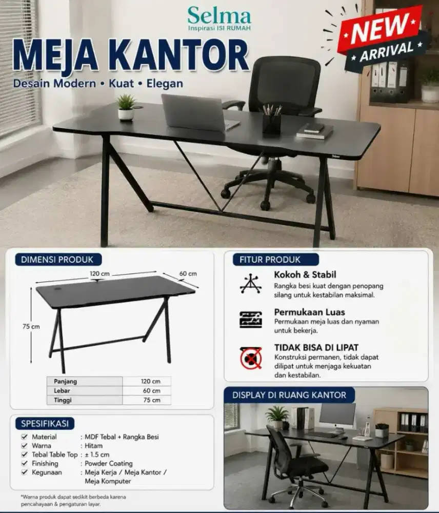 MEJA KERJA/KANTOR MURAH
