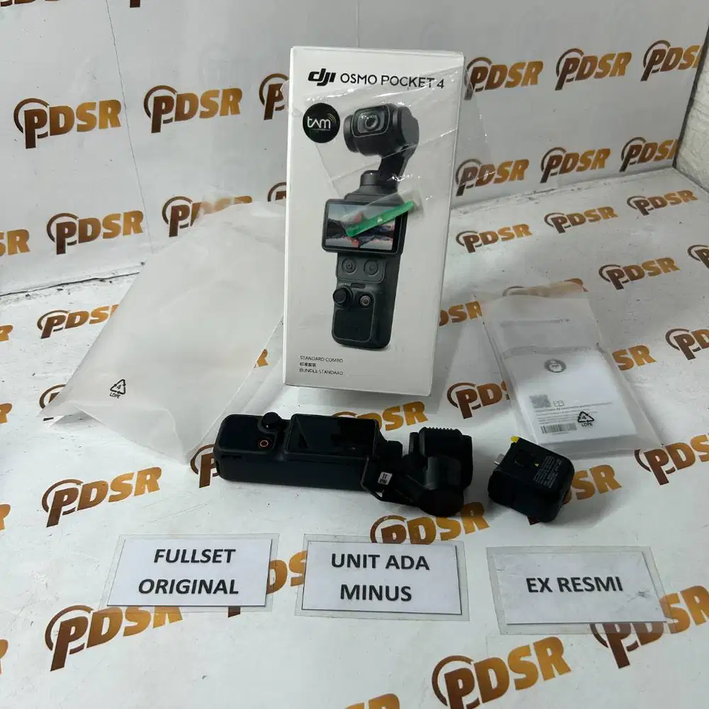 DJI OSMO POCKET 4 STANDARD COMBO (MINUS NOTIF GIMBAL PROTECTION)