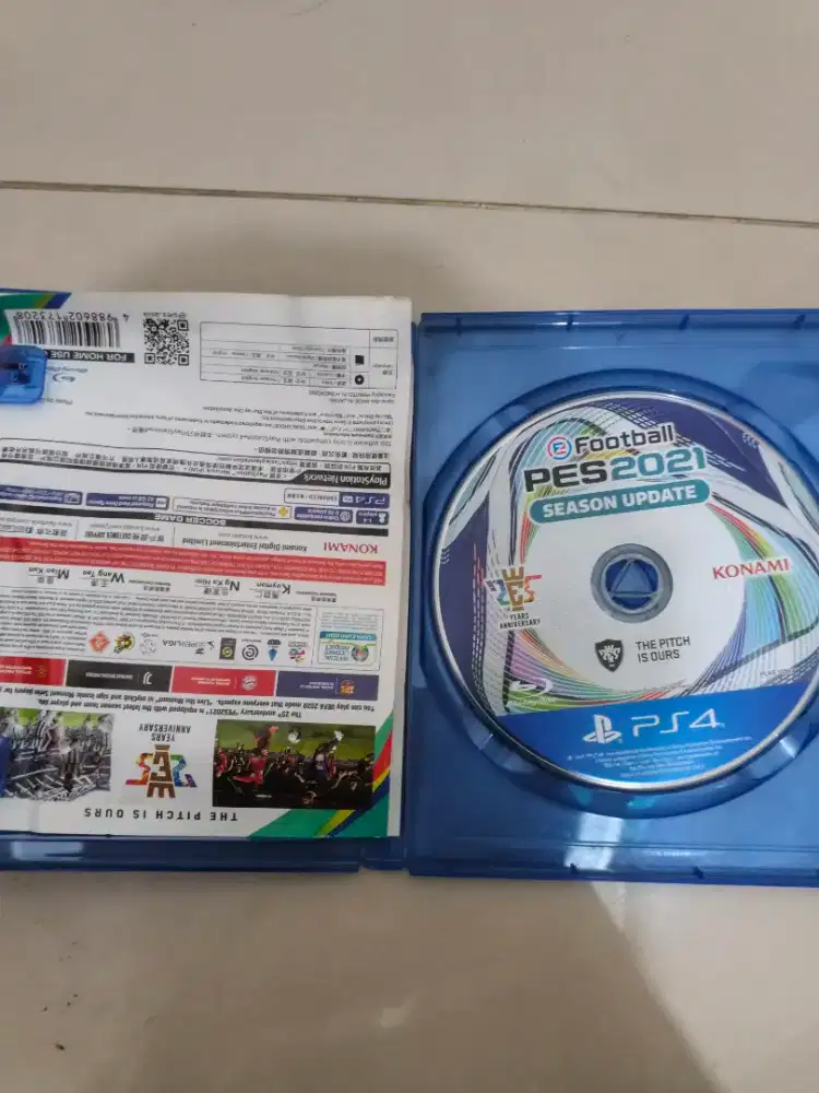 Jual Ps 4 Ori pro + Kaset pes 2021