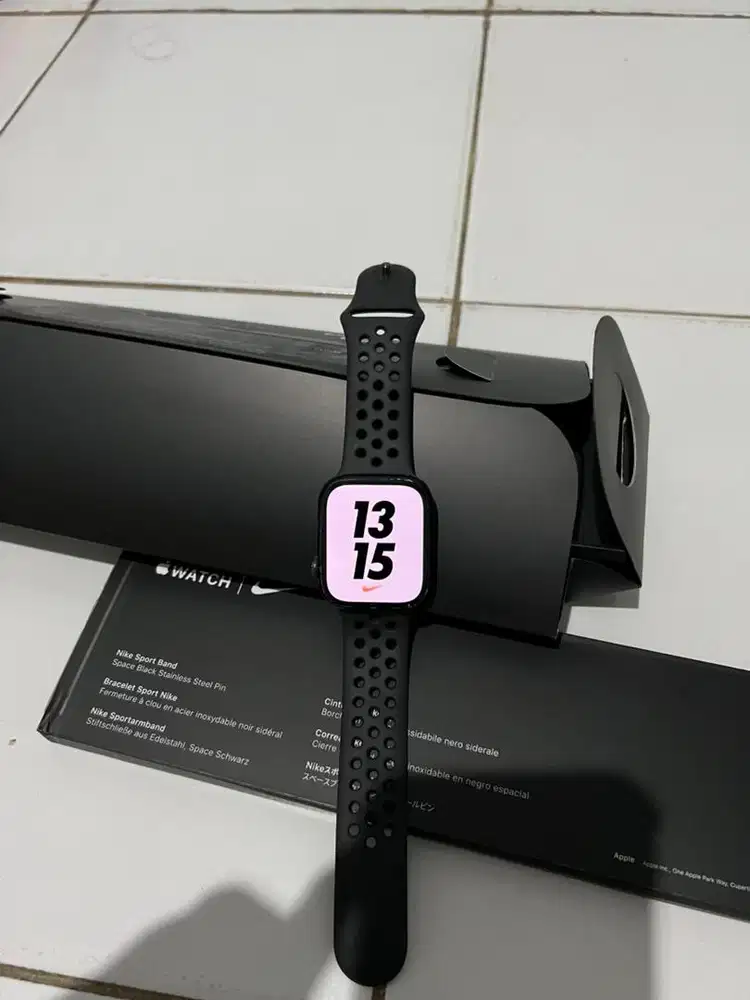 Apple watch 7 nike 45mm black