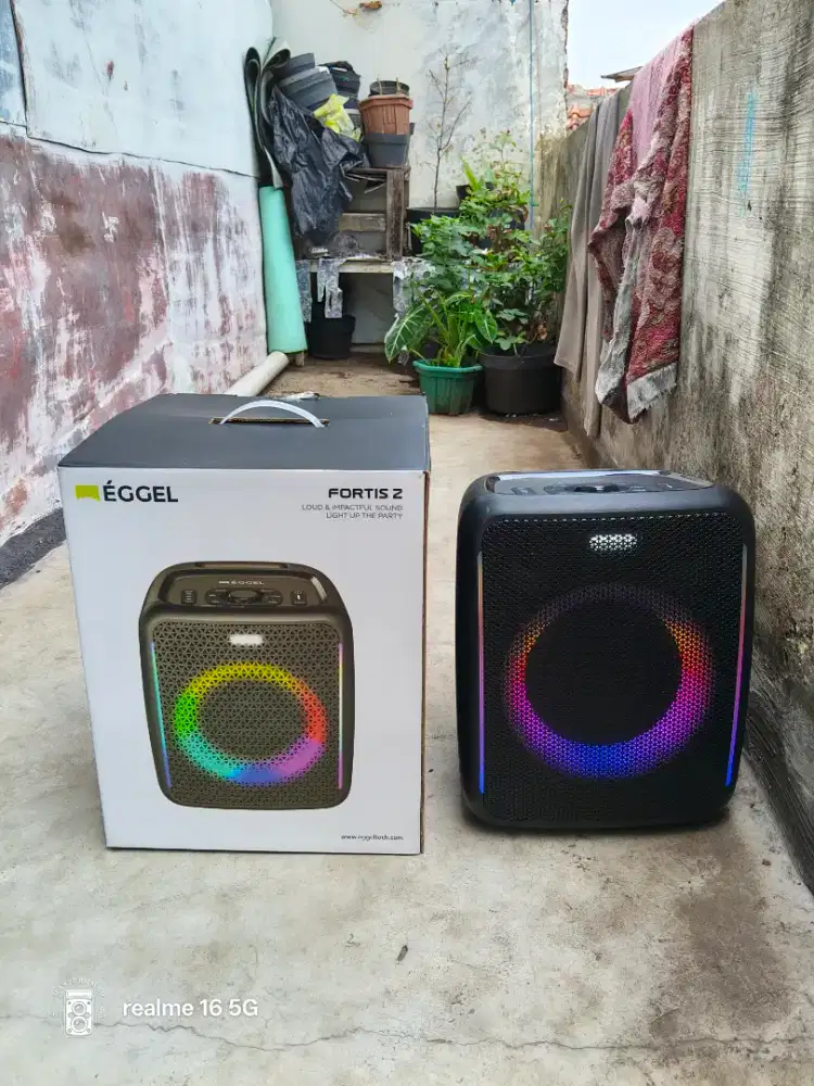 Speaker Party Eggel Fortis 2 lengkap normal baca deskripsi yes
