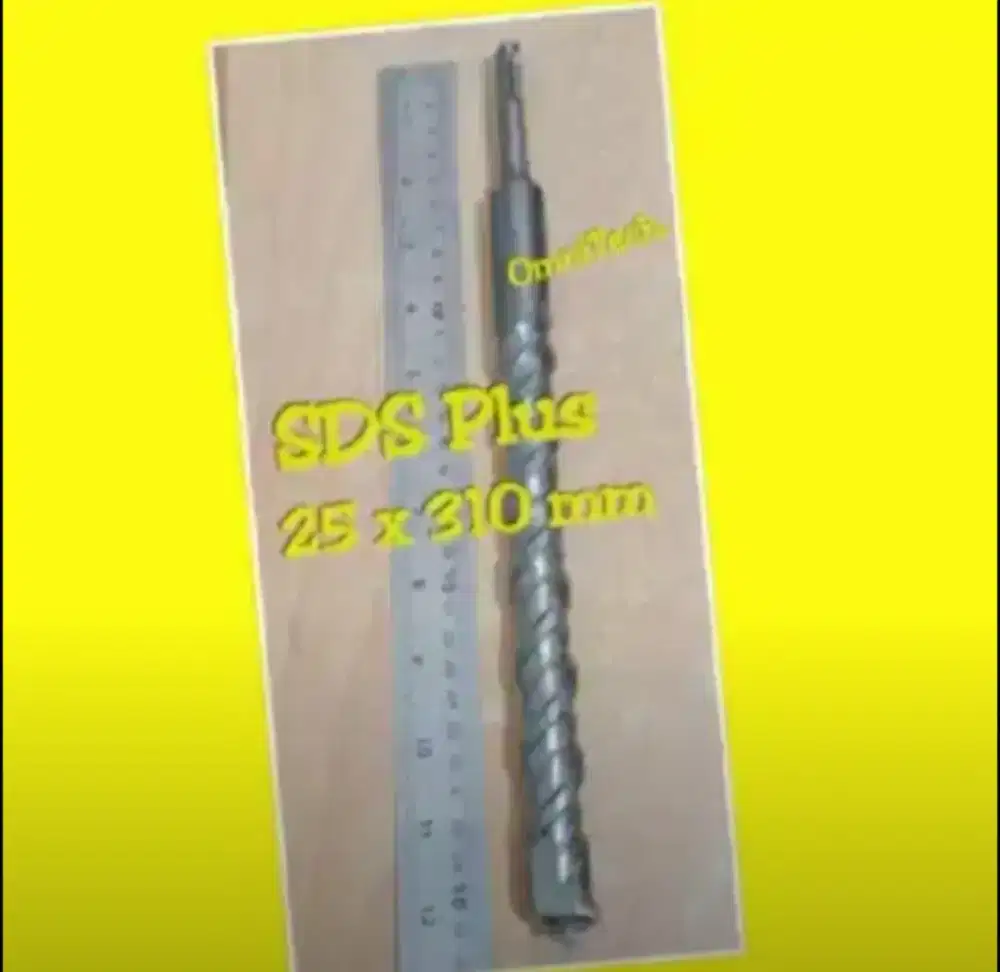 Mata Bor Beton SDS Plus Hammer Drill 25mm 25 mm x 310 mm Ceplok 2,5cm