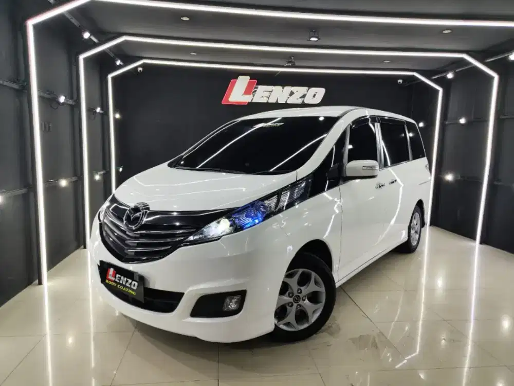 Km87rb Record Mazda Biante 2014 Skyactive Putih Lenzo Mobil