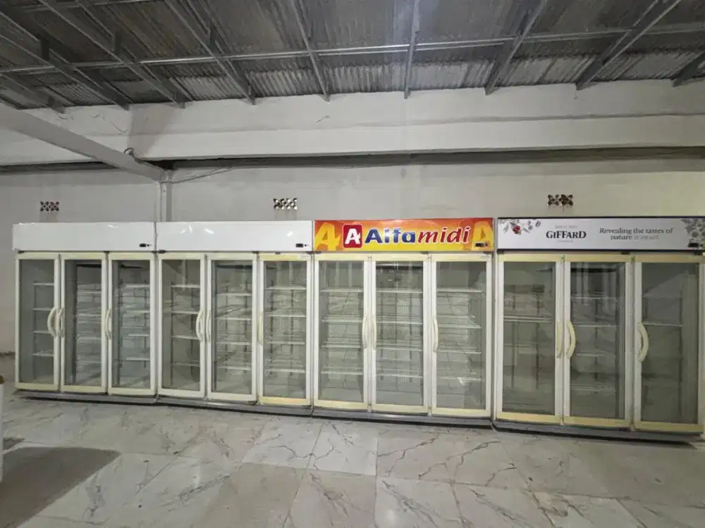 Chiller 3 pintu normal siap pakai mulus