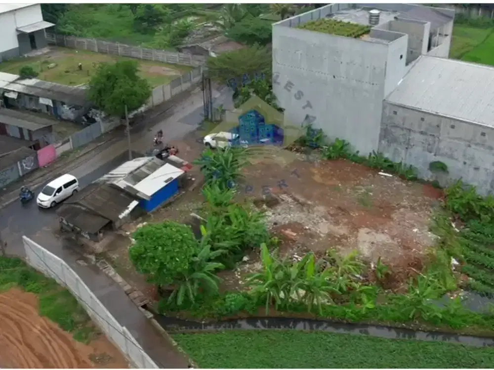 DIJUAL TANANH STRATEGIS HOOK - Jl. Raya Diklat Pemda Curug - Tangerang