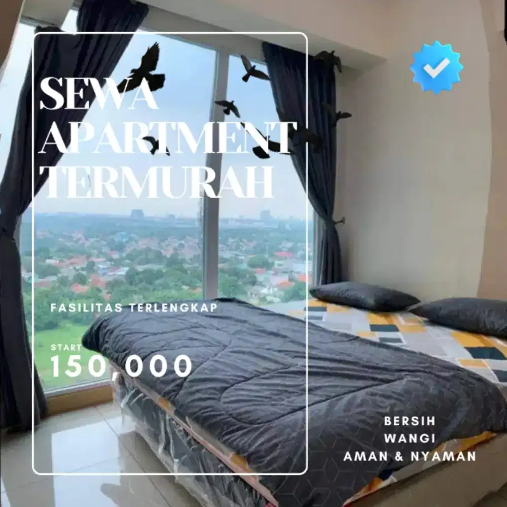 Disewakan Apartemen TREEPARK SERPONG BSD Harian/Transit Termurah