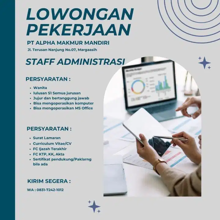 INFO LOKER STAFF ADMINISTRASI