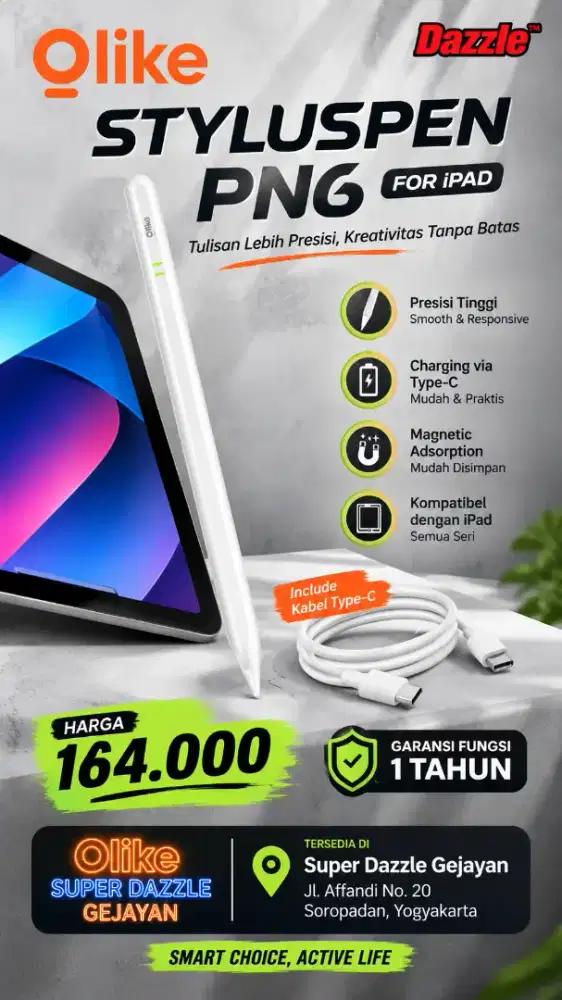 Styluspen OLIKE PN6 for IPad