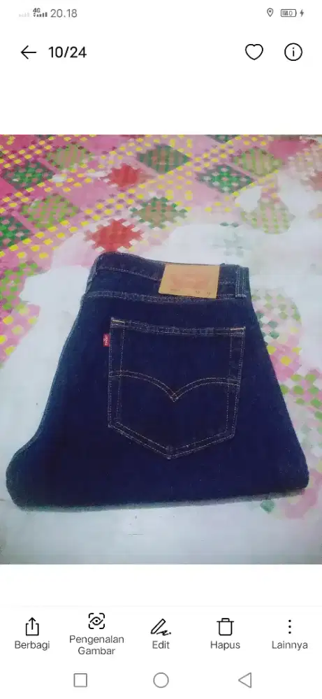 CELANA JEANS LEVI'S 505 REGULER ORI