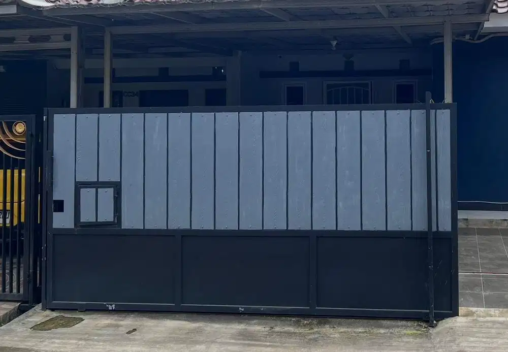 Dijual Pagar Besi Galvanis dan Kayu GRC Bagus