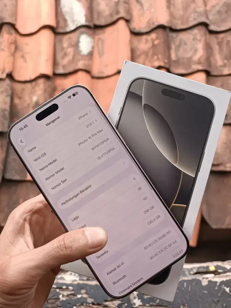 Iphone 16 pro max 256gb resmi ibox
