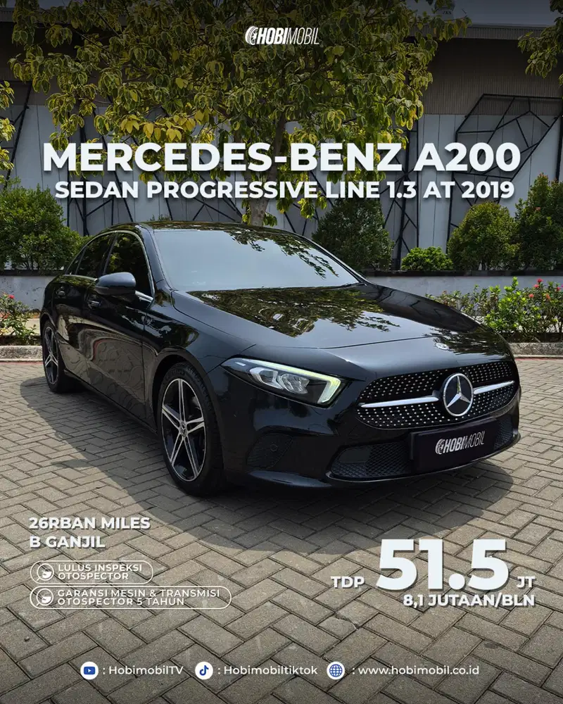 Mercy A200 Sedan Progressive Line 1.3 AT Pmk 2020
