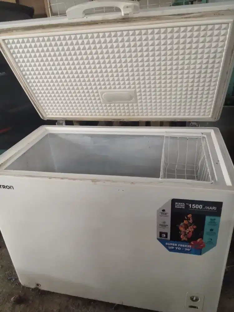 freezer 100liter siap pakai