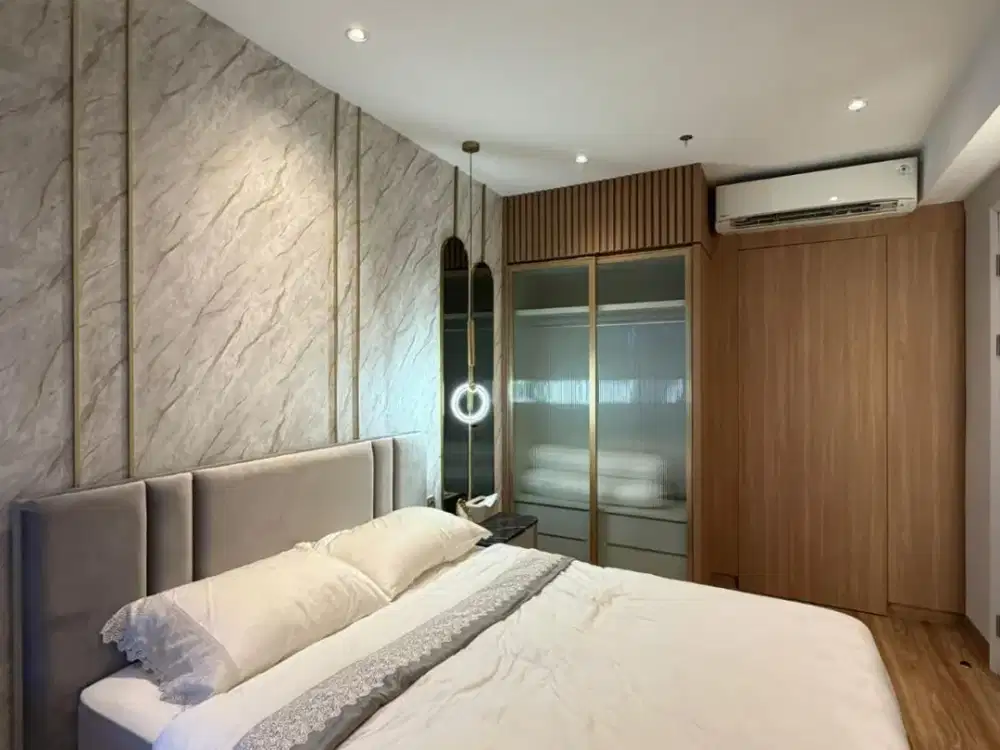 Murah Apartemen La Riz Mansion Pakuwon Tipe 2BR Siap Huni Lantai Rendah Full Furnish