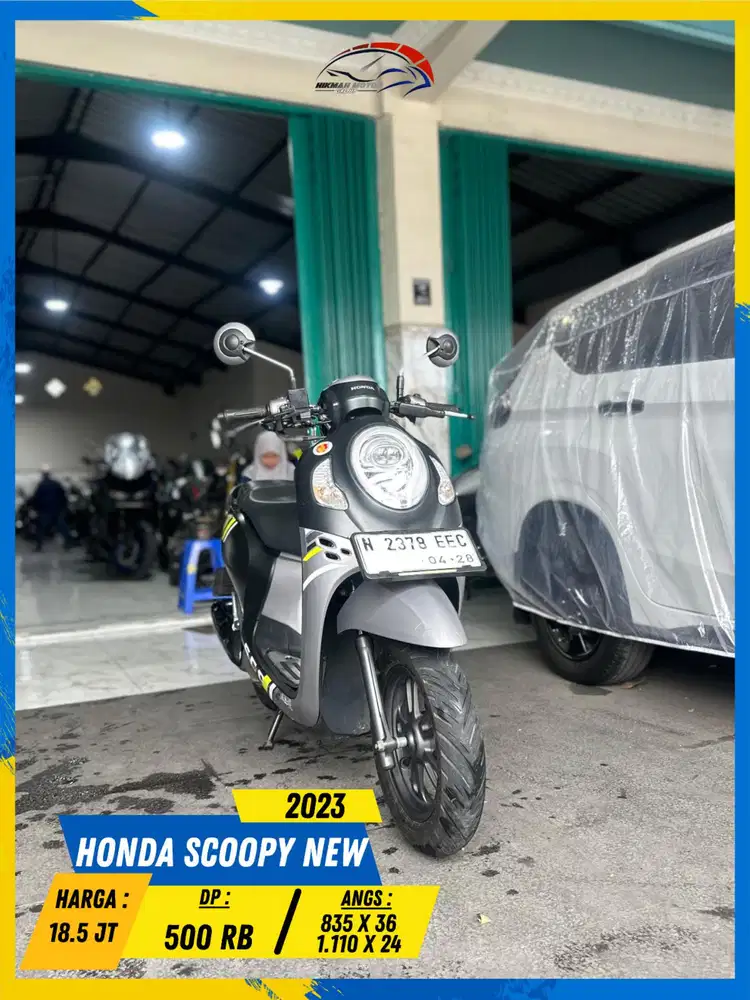 HONDA SCOOPY NEW 2023 NDANG PANTAU BOLOH HIKMAH MOTOR KEPUH MALANG
