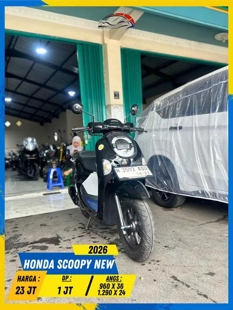 HONDA SCOOPY NEW 2026 BEKAS RASA BARU BOSSKU HIKMAH MOTOR KEPUH MALANG