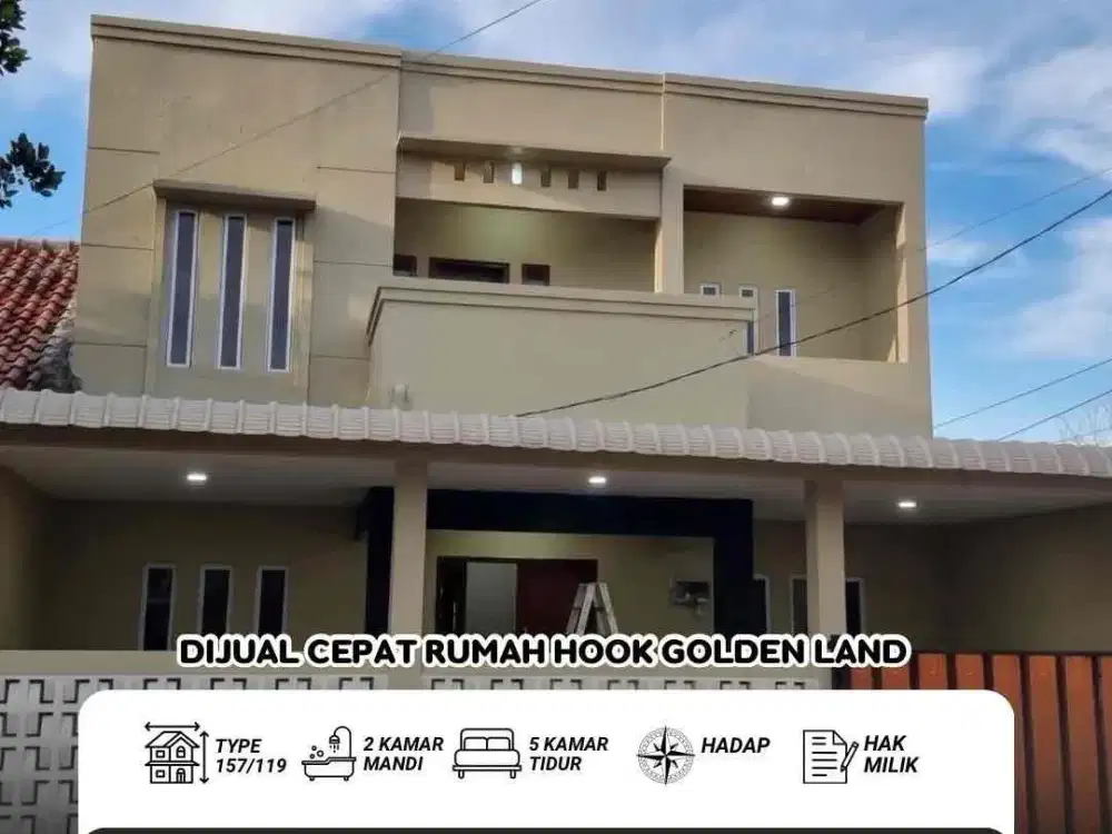 Dijual Cepat‼
Rumah hook GOLDEN LAND - Batam Center