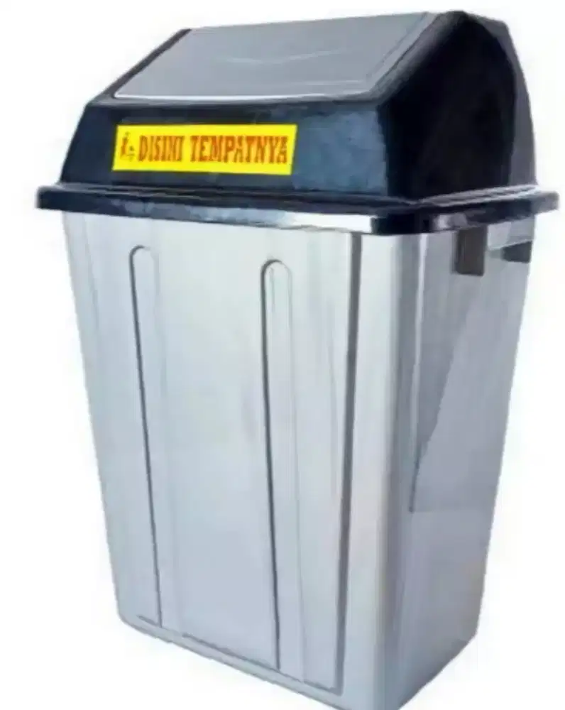 MPW Tempat sampah silver abu