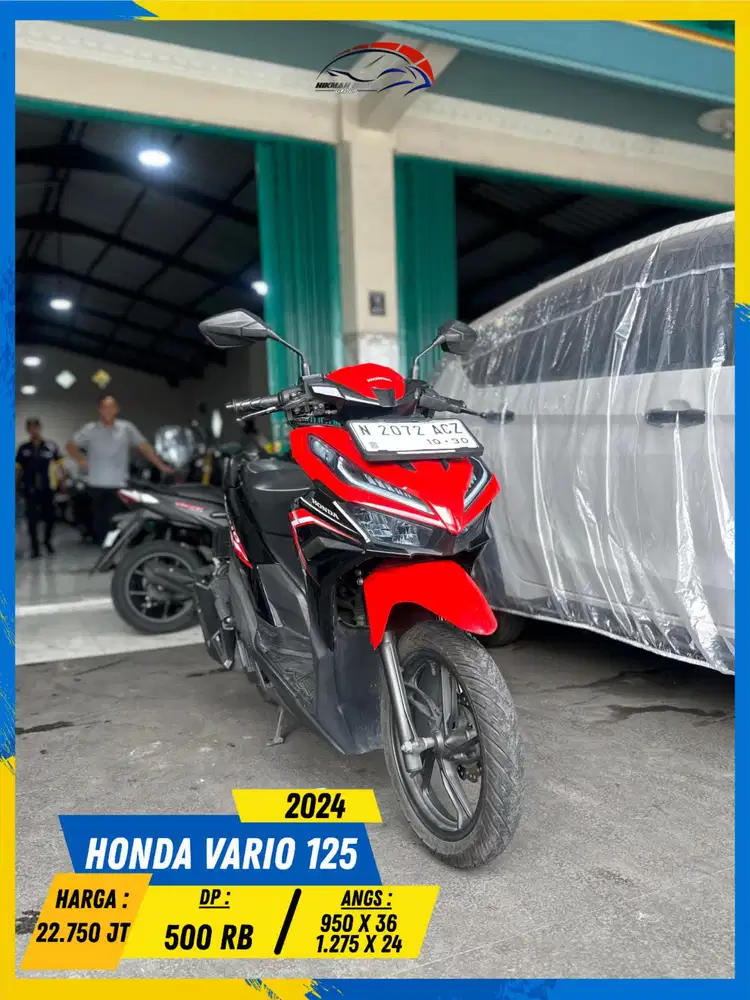 HONDA VARIO 125 2024 SIAP ANGKUT MASZEHH HIKMAH MOTOR KEPUH MALANG