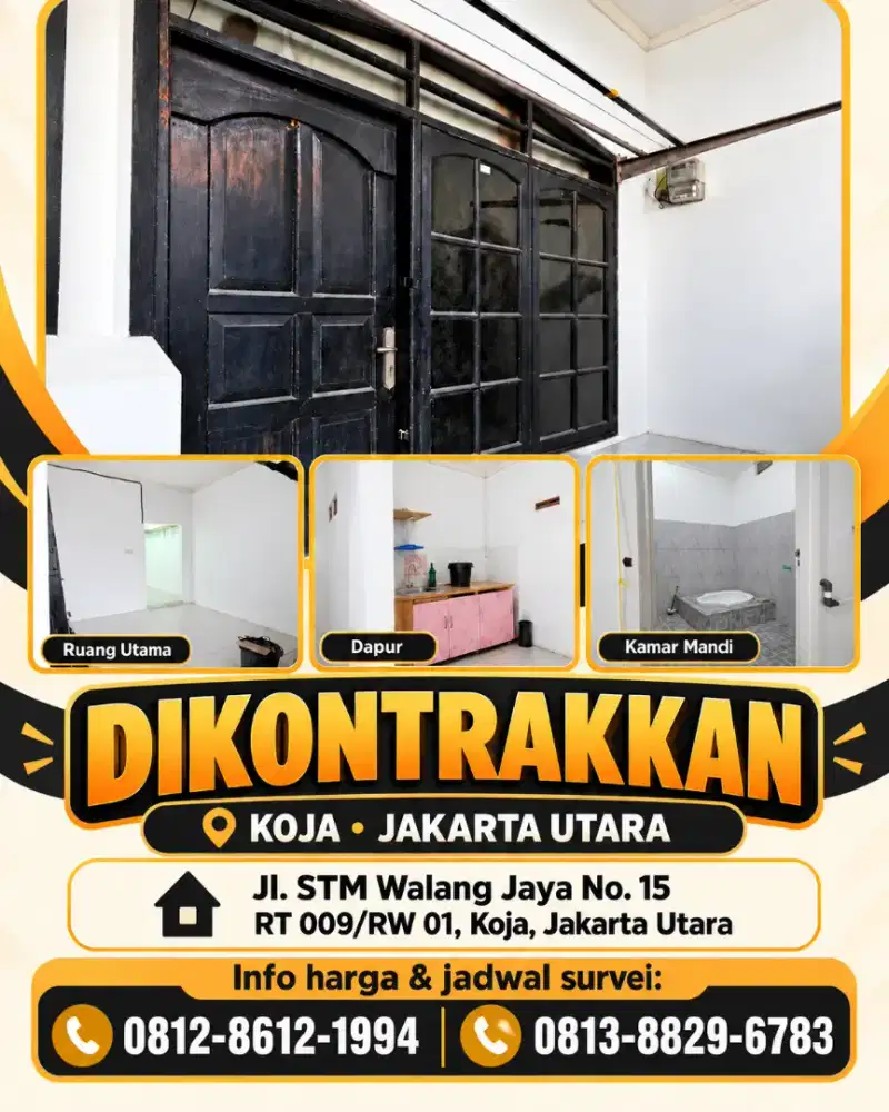DIKONTRAKKAN — MINIMAL SEWA 6 BULAN