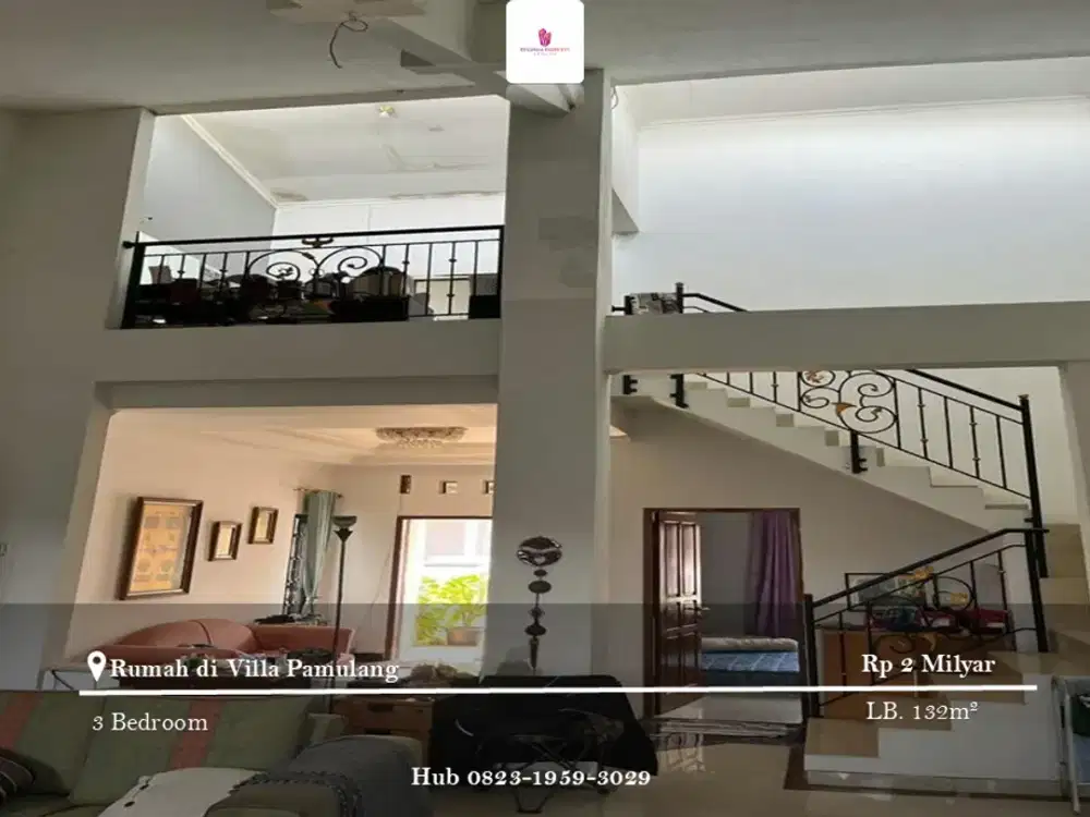 Dijual Rumah Cantik di Villa Pamulang 3 Kamar Tidur