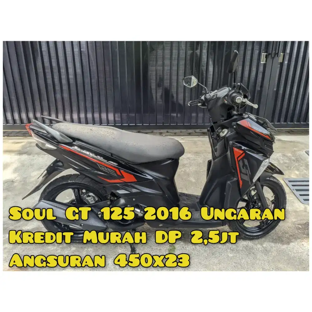 Soul GT 125cc 2016 Hitam Ungaran