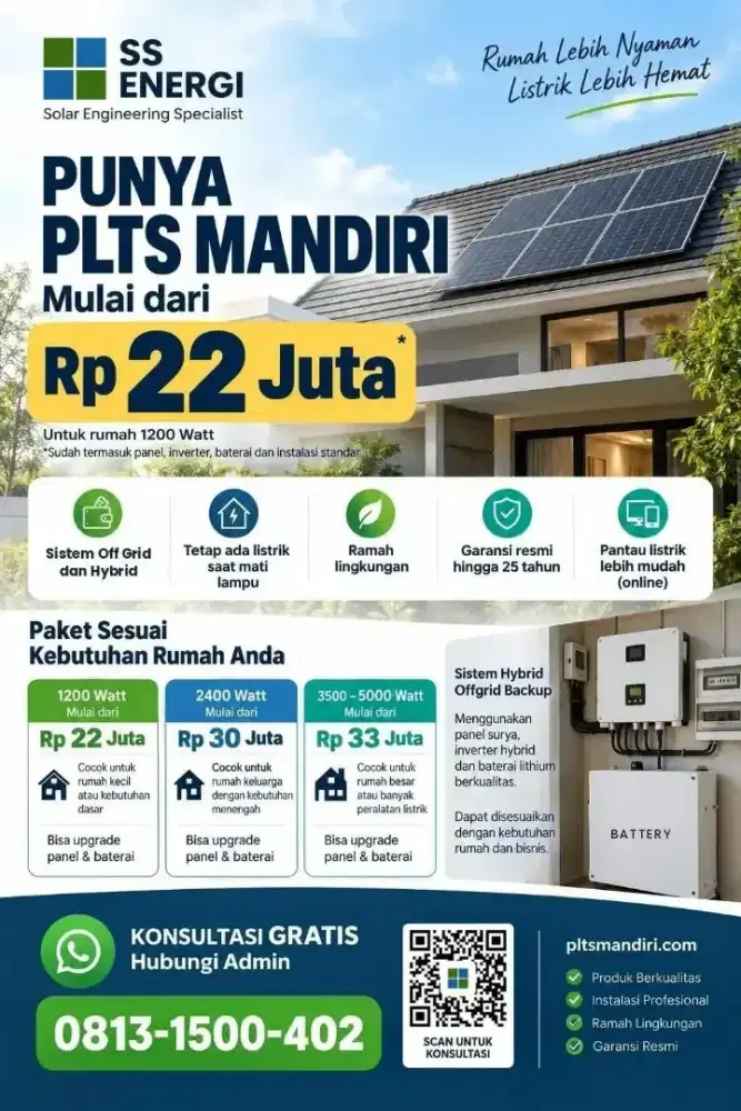 Solar Panel Rumah dan Industri