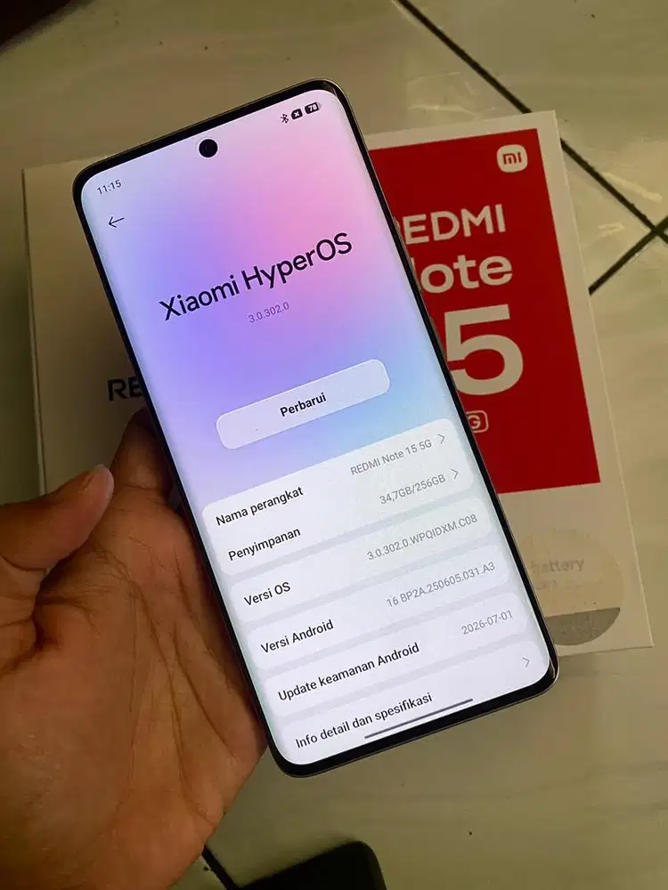 Redmi Note 15 5G 8/256 like new