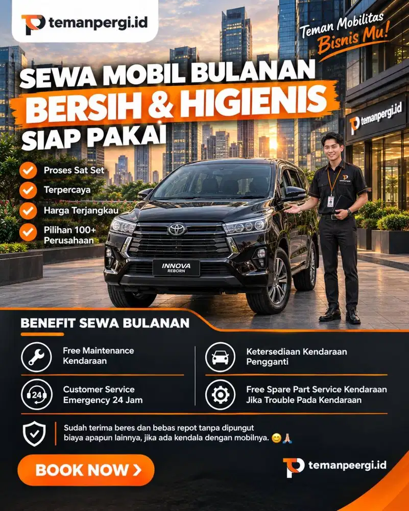 Sewa Mobil Bulanan untuk Perusahaan dan Pribadi