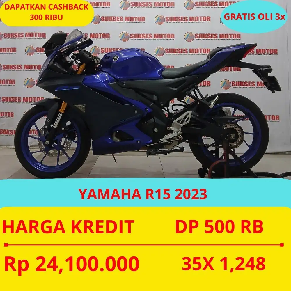 YAMAHA R15 2023 DP MURAH 500 RIBU GUYSS