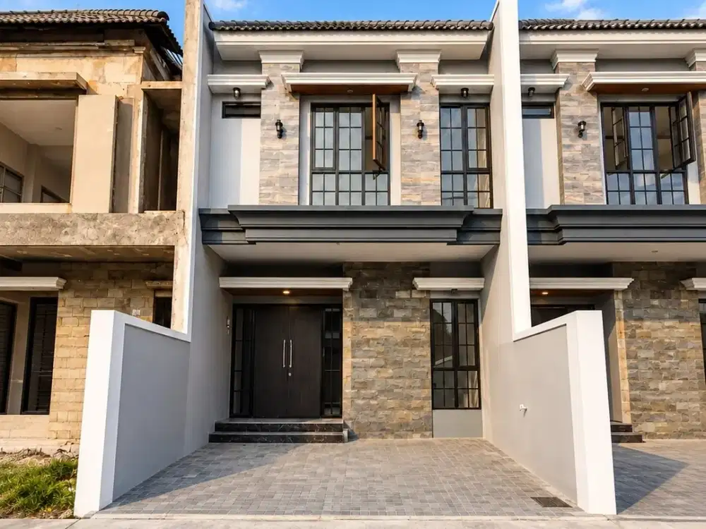 Dijual Rumah Baru Darmo Baru Barat Surabaya 2 Lantai LT 90 SHM