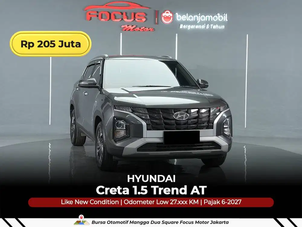 [ GARANSI 5THN KM 27RB ] Hyundai Creta 1.5 Trend AT 2022/2023/2024