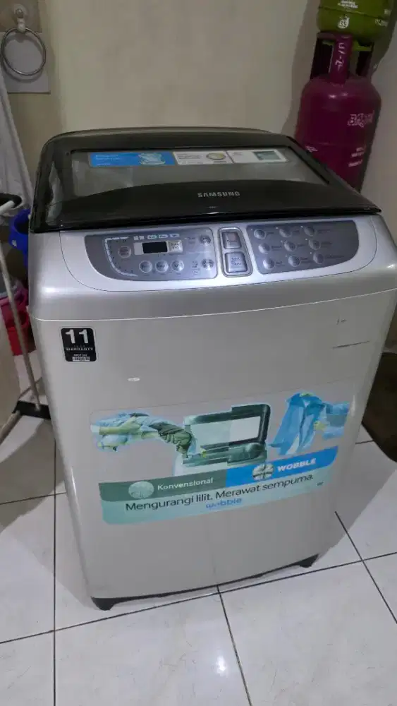 (Mati Total) Mesin Cuci Samsung Top Loading 9.5 Bukaan Atas 9,5 kg