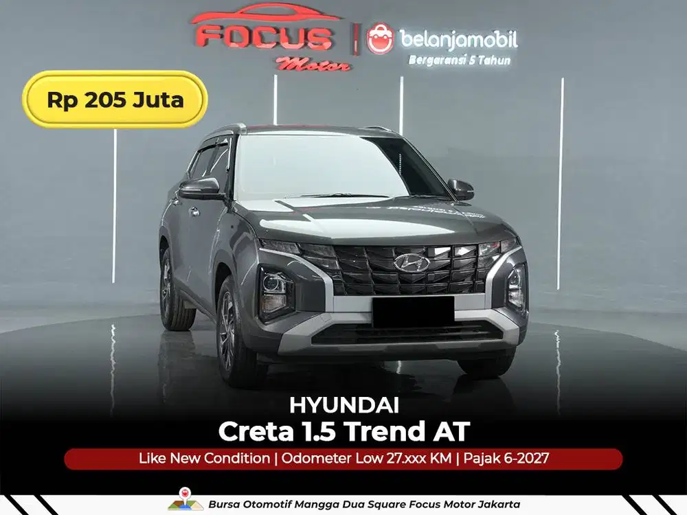 [ GARANSI 5THN KM 27RB ] Hyundai Creta 1.5 Trend AT 2022/2023/2024