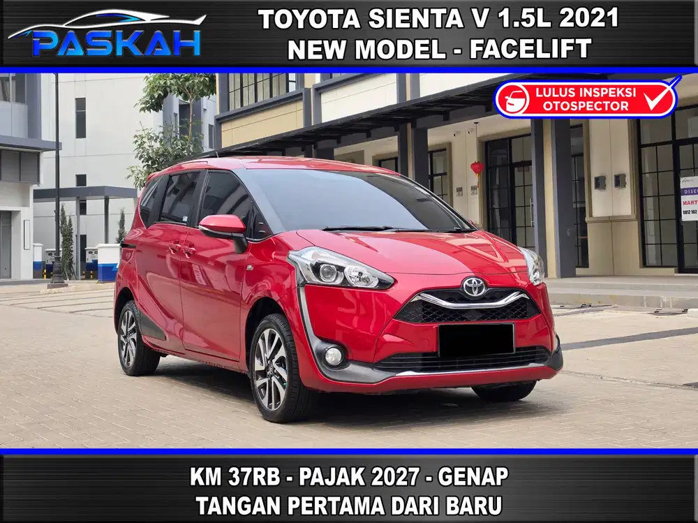 Pajak Juni 2027 Km 37rb Bunga 5% Genap Toyota Sienta V 2021 AUTOMATIC
