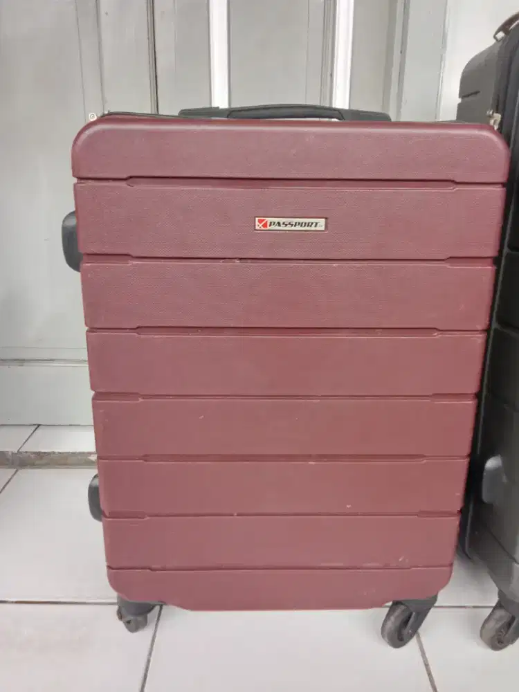 Koper PASSPORT 24 inch, Model Hard Case, Masih Bagus,COD Cijantung Dsk