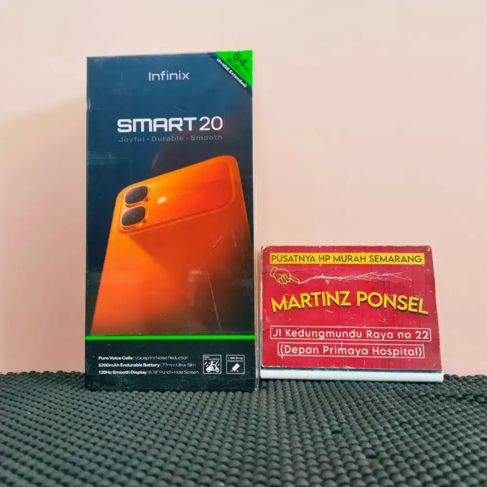 Infinix Smart 20 4/64 New Garansi resmi - Termurah