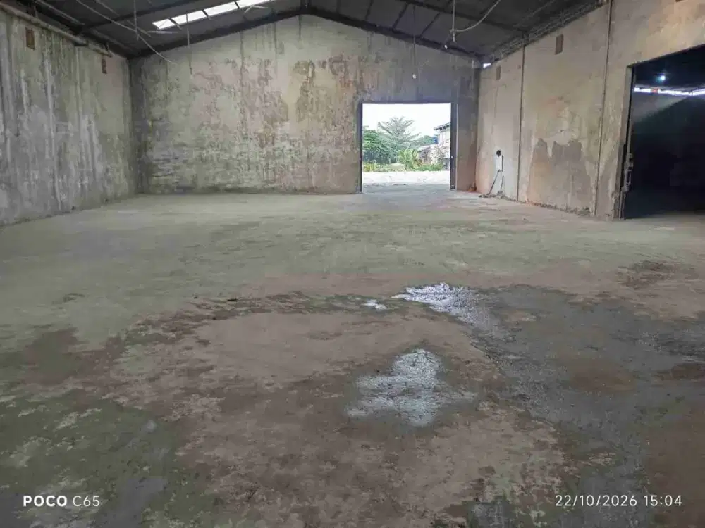 Disewakan Gudang Ada ruang Kantor di Serua, Bojongsari, Depok